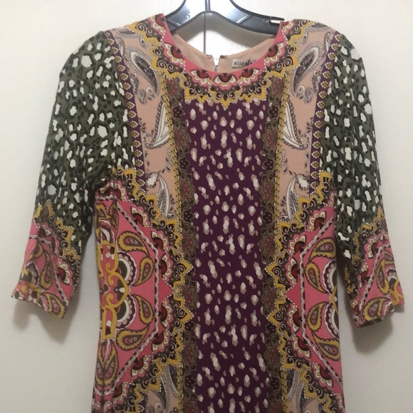 NWT $350 Alice + Olivia Delora Fitted Midi Dress! - Picture 5 of 10